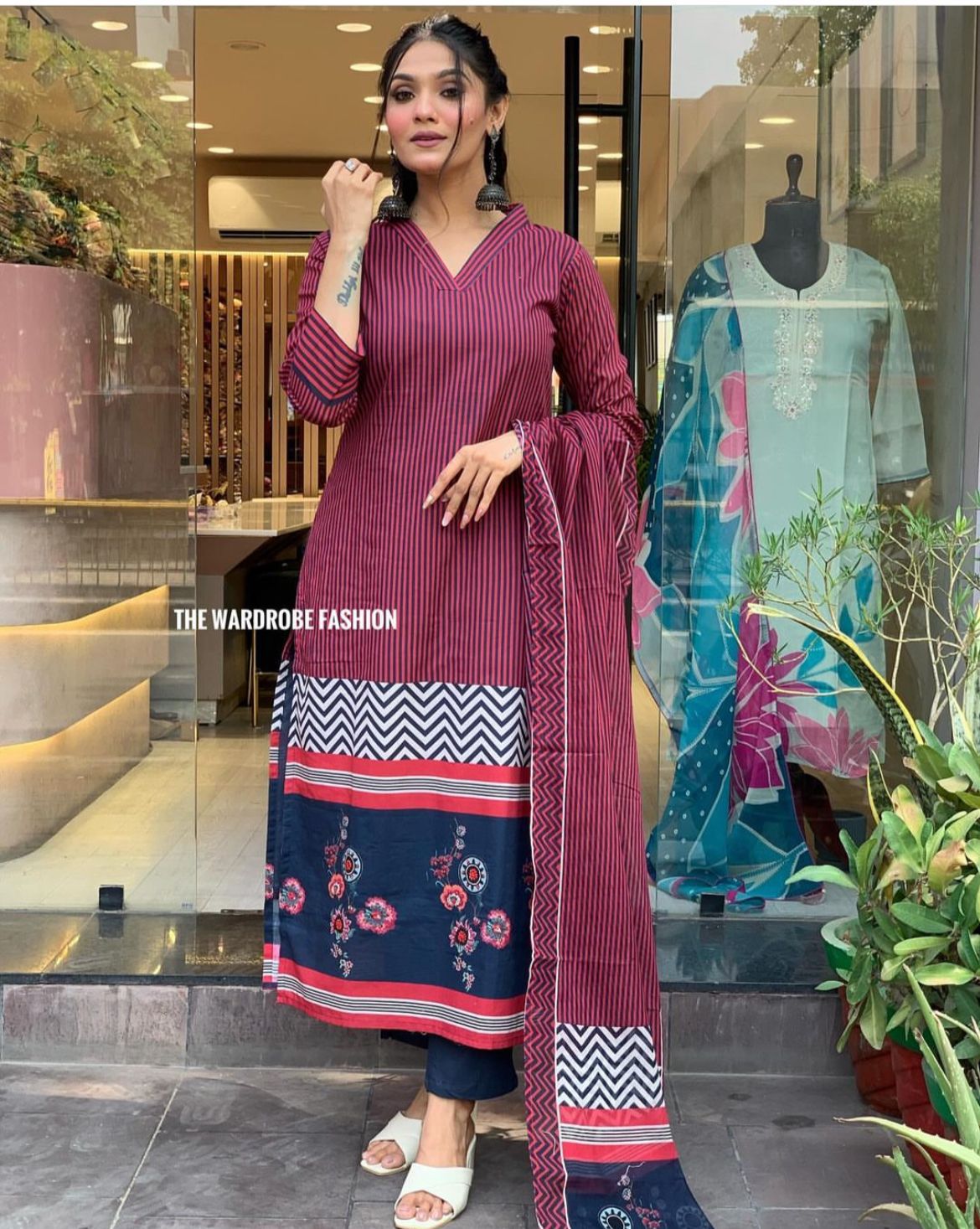 Fvd Pure Muslin Digital Printed Kurti With Bottom Dupatta Wholesale Shop In Surat
